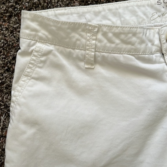 Sonoma Everyday Original Fit White Shorts, Size 12, Cotton Walking Shorts - Picture 5 of 13